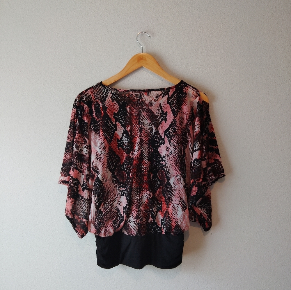 Jennifer Lopez Snake Print Blouse - Picture 2 of 5